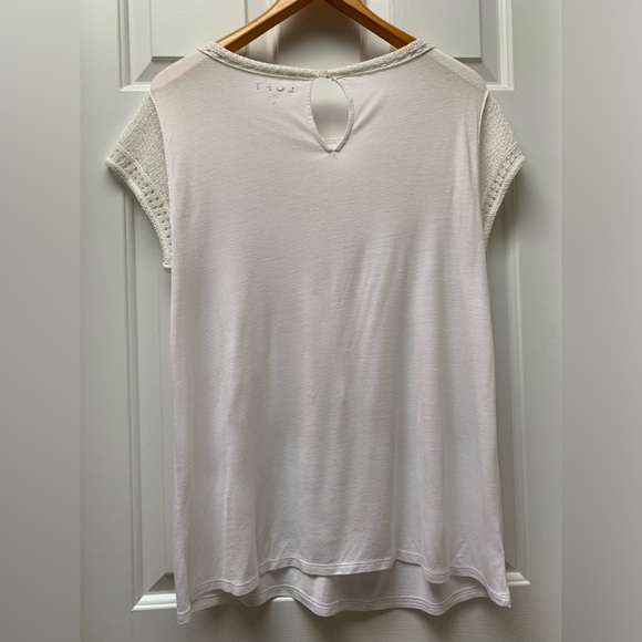 LOFT linen blend tshirt - Picture 3 of 7